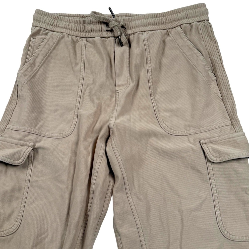 Athleta Farallon Cargo Crop Pants Womens 6 Silt Taupe Brown Stretch 531093